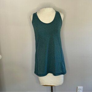 Women's Teal Sleeveless Racer Back Top